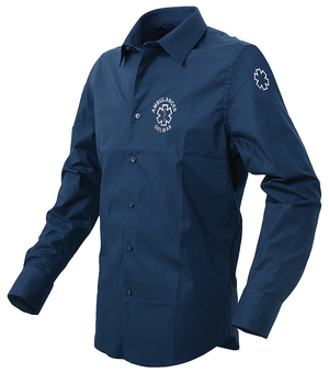 CHEMISE AMBULANCIER COTON ELASTHANNE